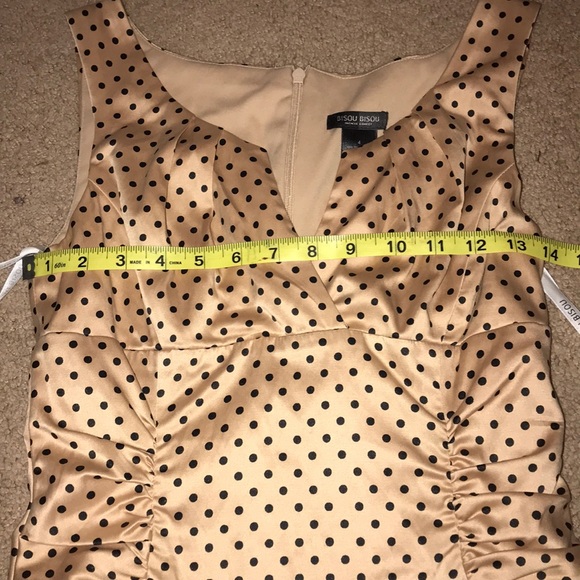 Polka Dot Champagne Dress - Picture 5 of 9